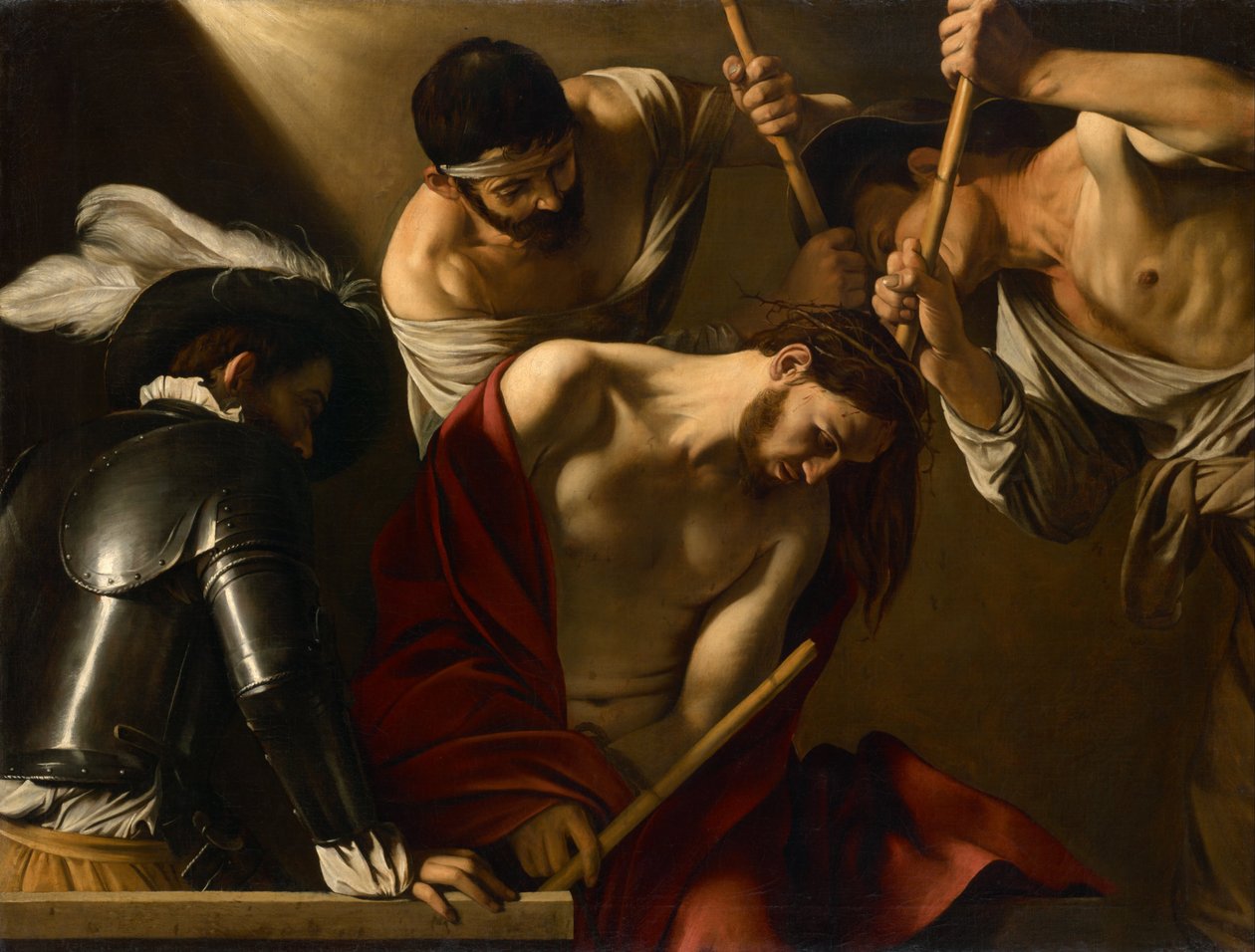 Cristo coronado de espinas de Caravaggio