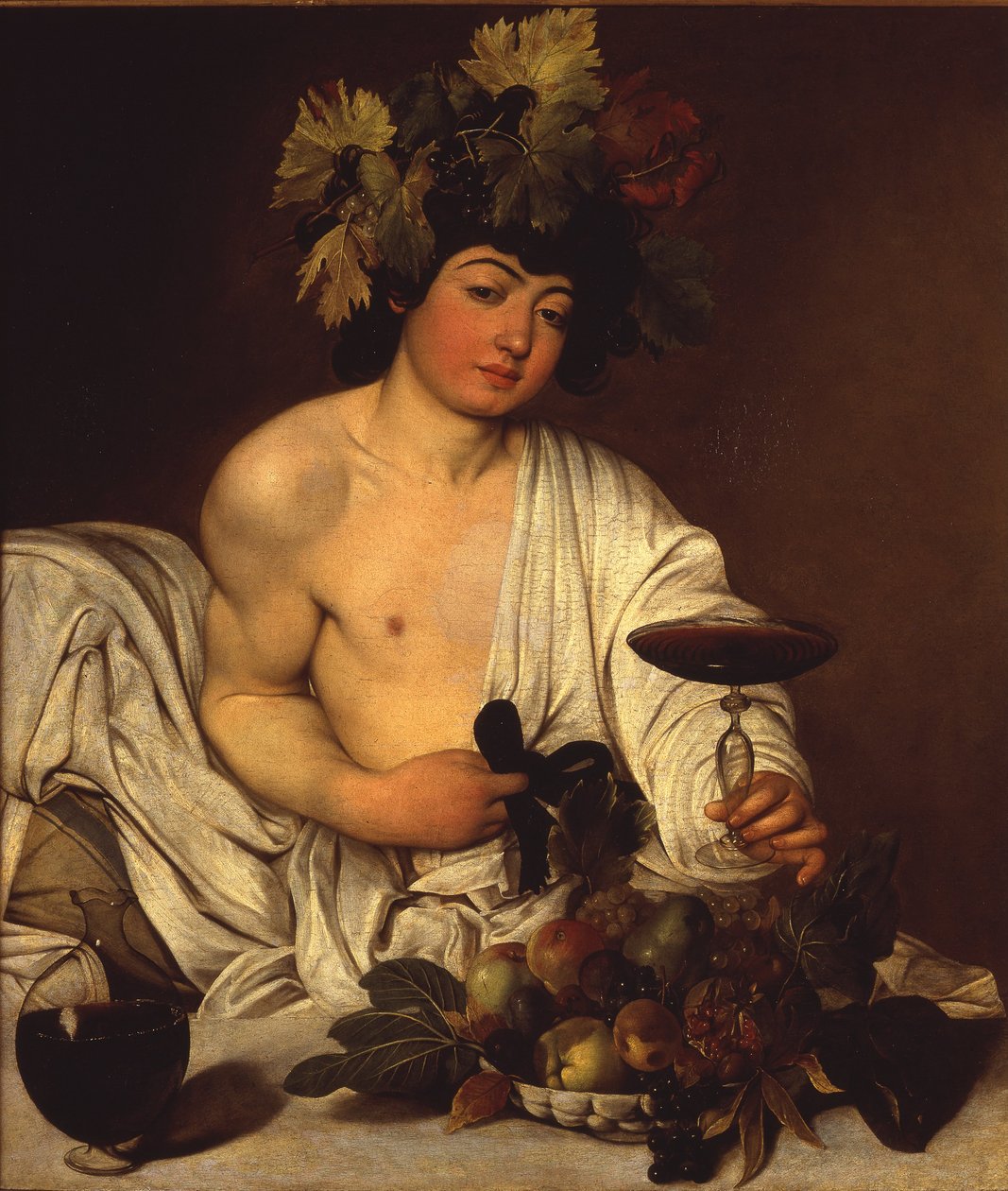 Italiano: Bacco adolescente El Baco adolescente de Caravaggio