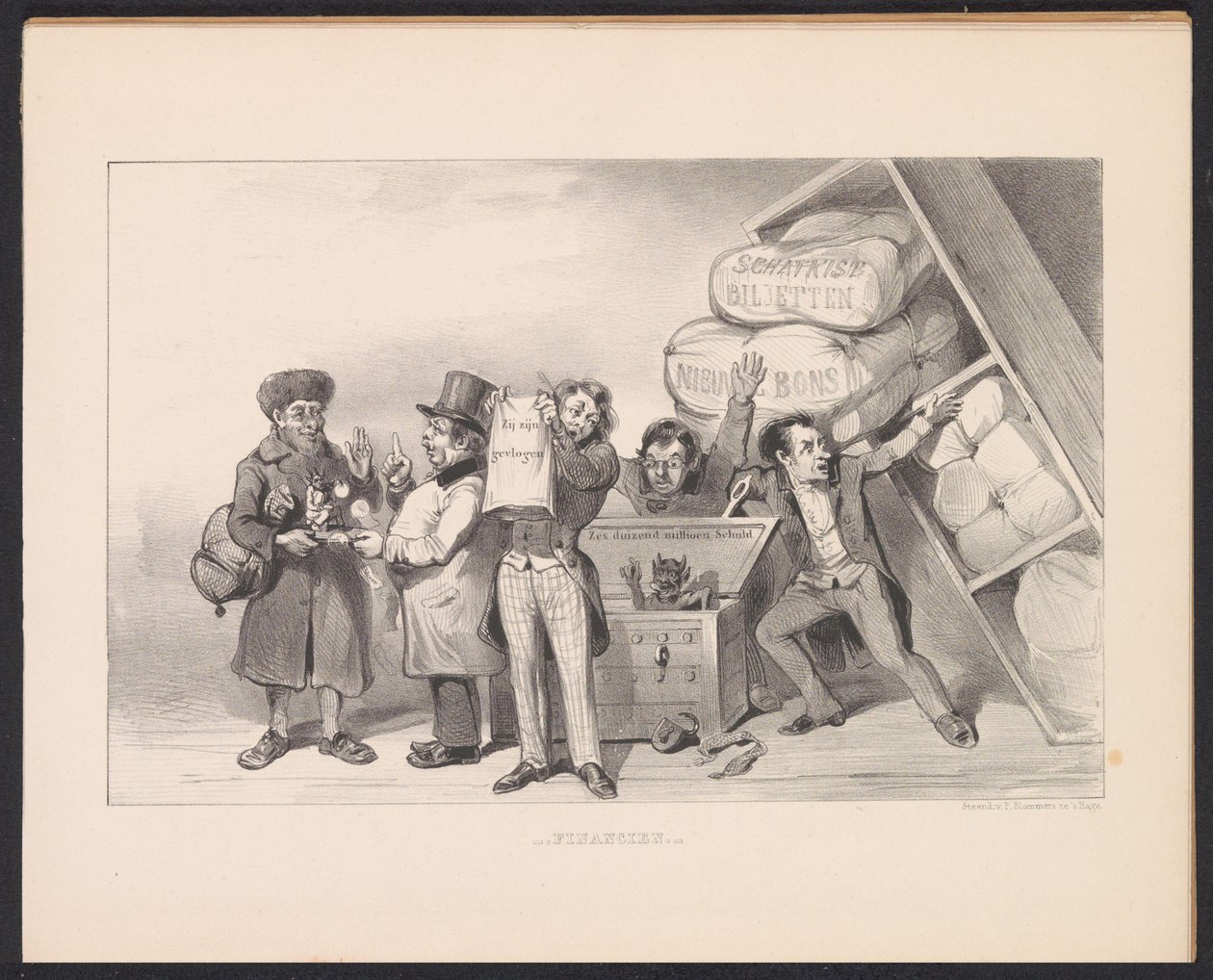 Situación financiera desesperada de Francia, 1848 Finanzas (título sobre el objeto) de Carel Christiaan Antony Last