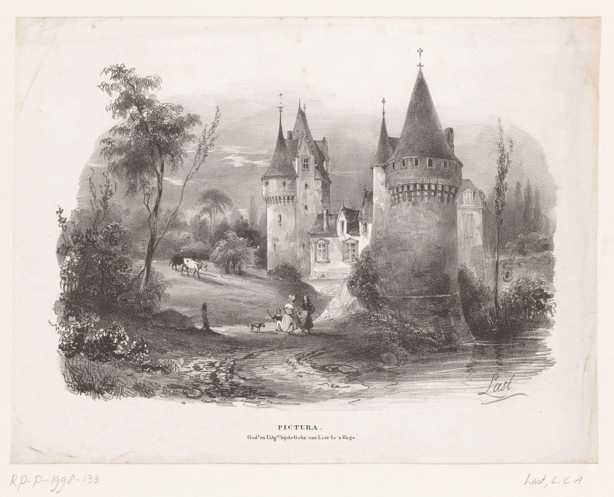 Kasteel
Pictura (título de la serie en el objeto) de Carel Christiaan Antony Last