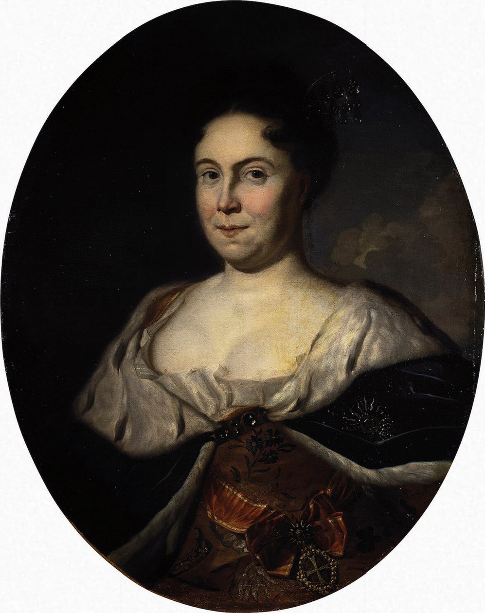 Retrato de la Emperatriz Catalina I. 1684-1727, 1717 de Carel De Moor