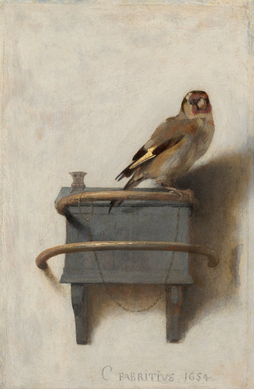 Árabe:  El Jilguero de Carel Fabritius