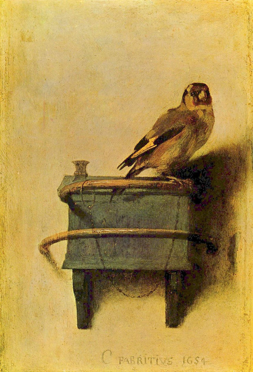 Árabe:  El jilguero. de Carel Fabritius