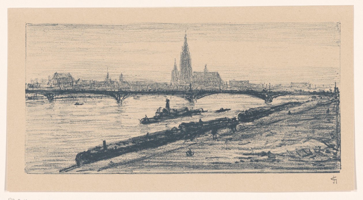Vista de Fráncfort del Meno de Carel Nicolaas Storm van 