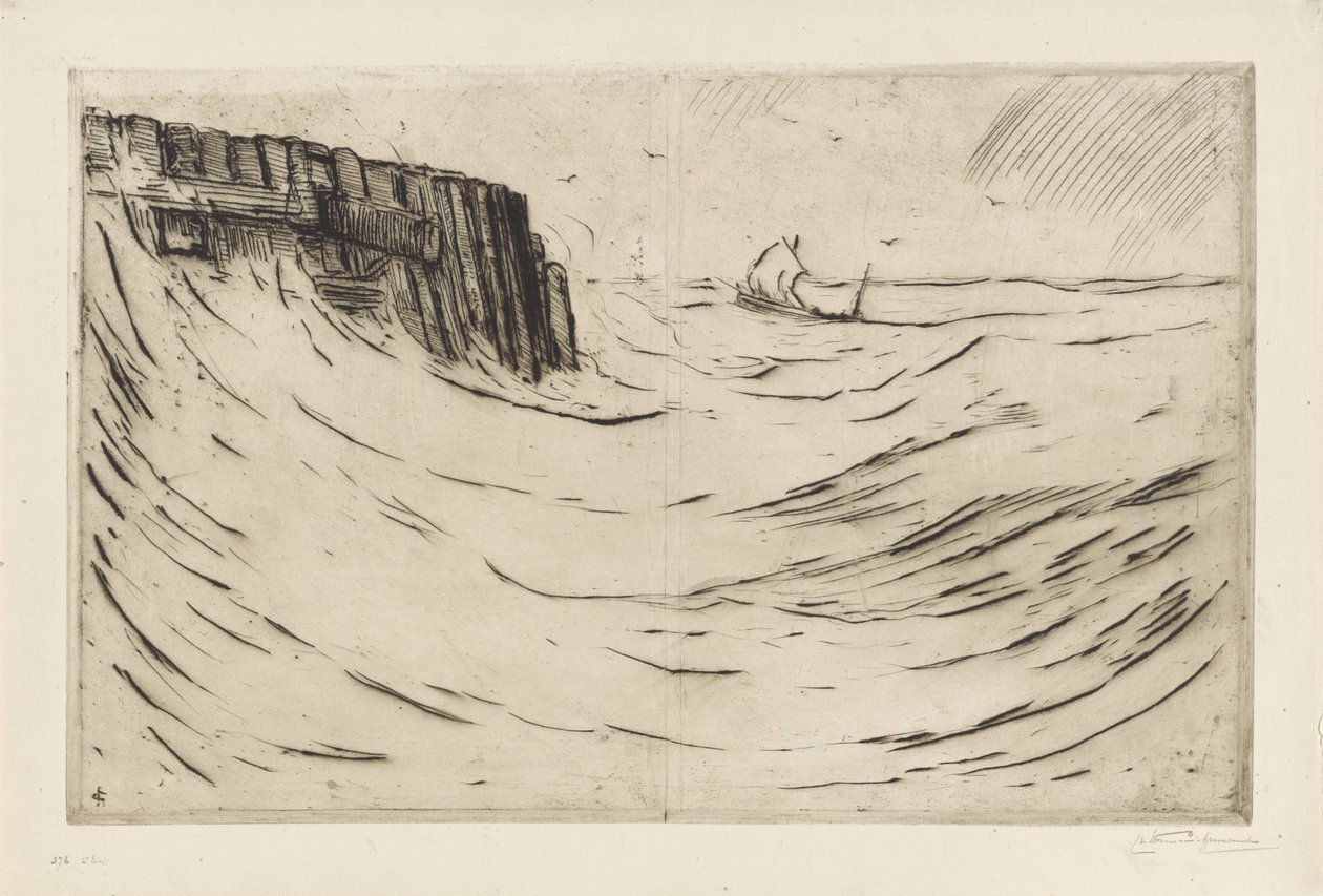 Cabeza de puerto en Vlissingen de Carel Nicolaas Storm van 
