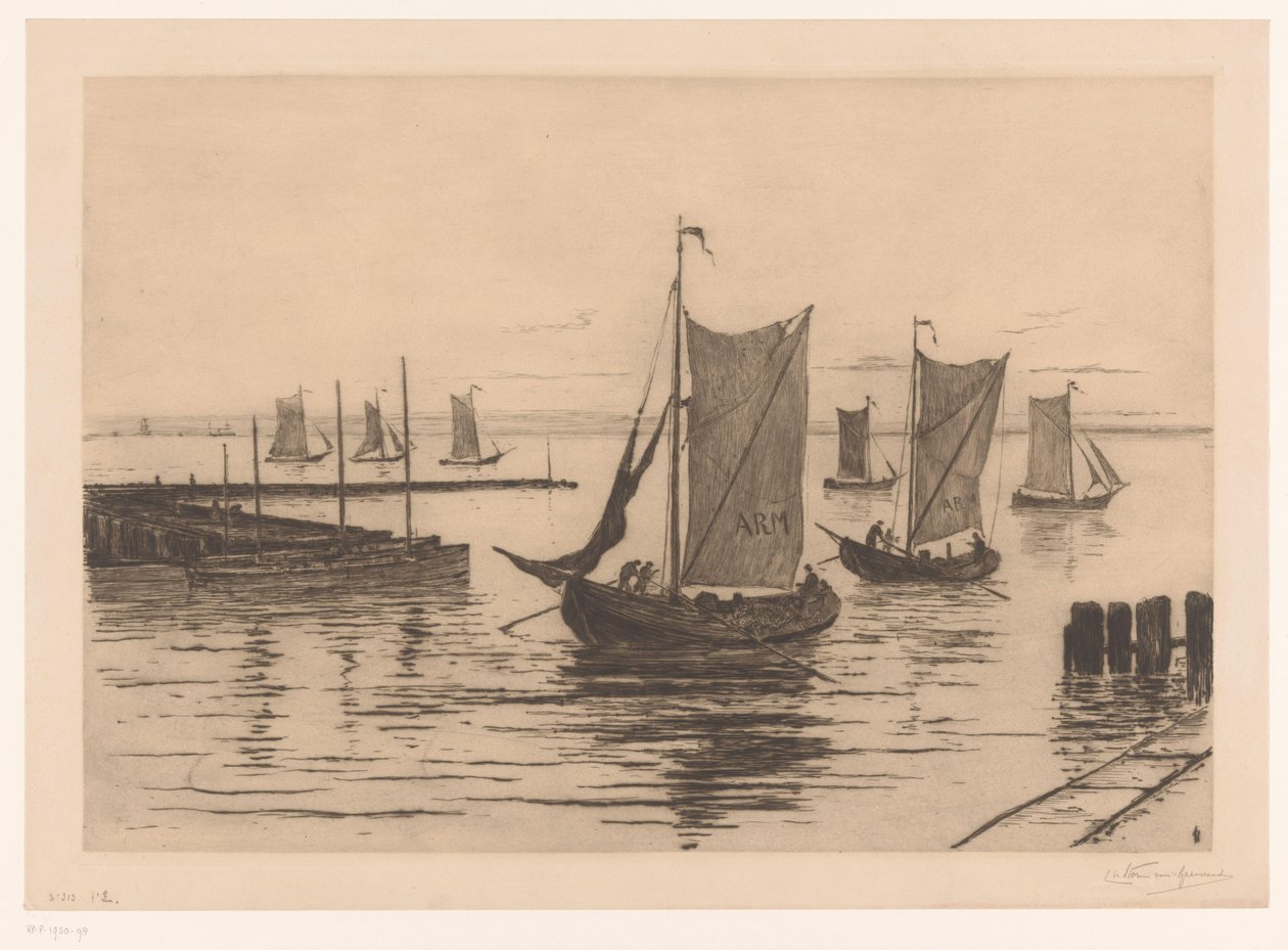 Retorno de la flota pesquera de Carel Nicolaas Storm van 
