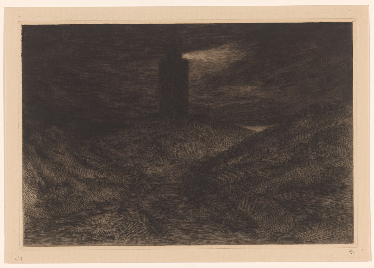 Faro de Katwijk de Carel Nicolaas Storm van 