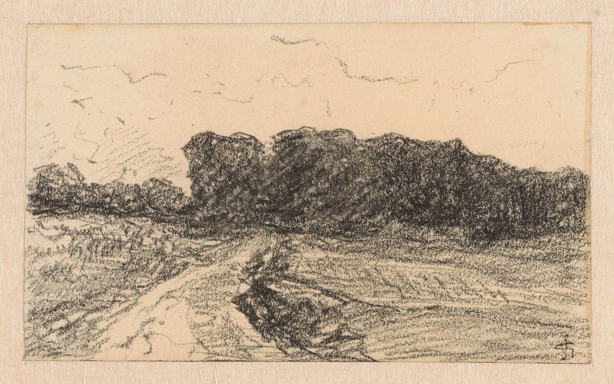Linden-allee, camino de Bresserberg en Kleve de Carel Nicolaas Storm van 