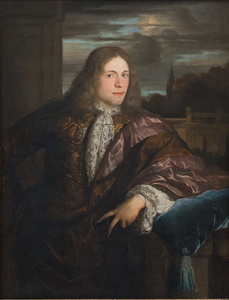 Retrato de un joven caballero de Carel de II Moor