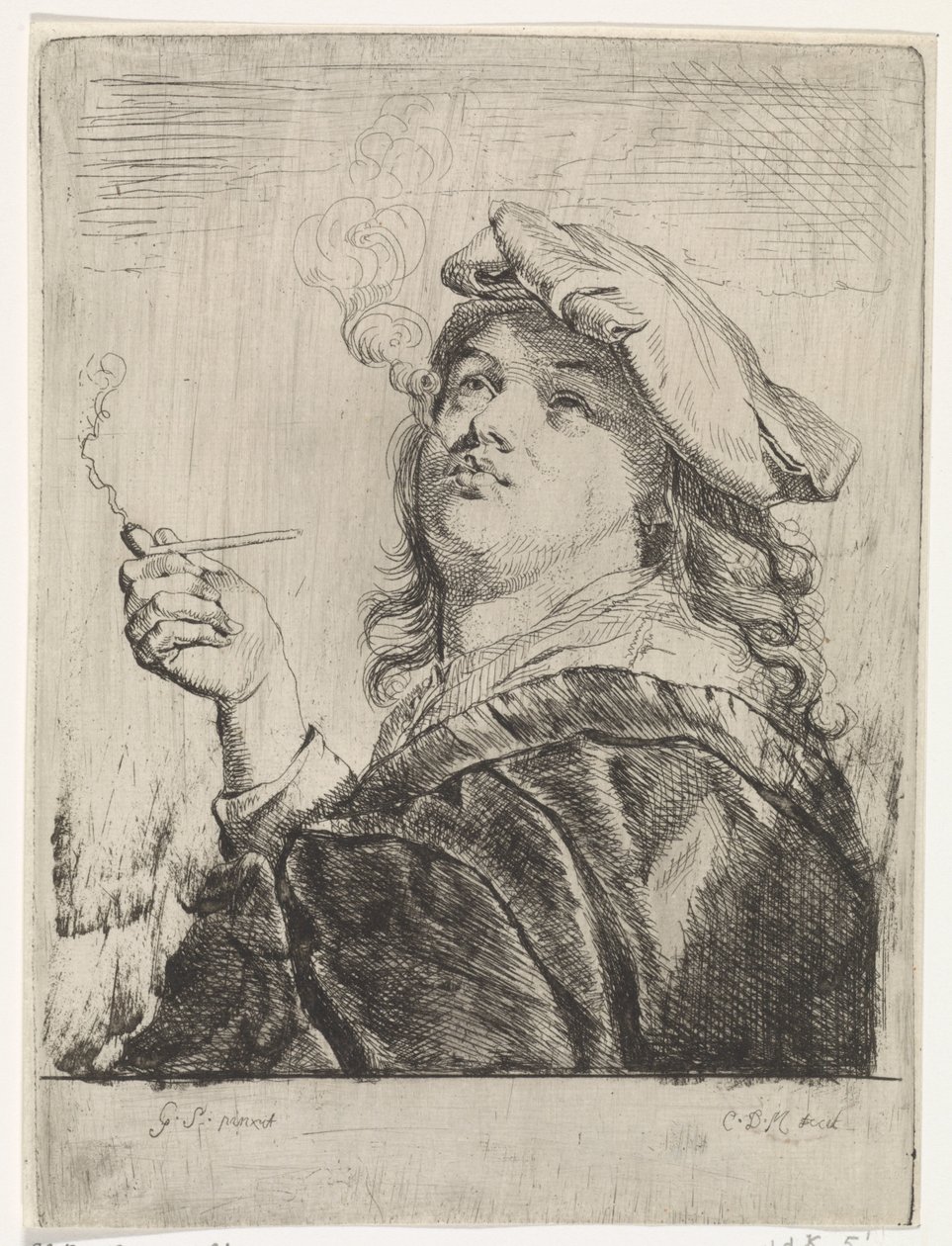 Fumador con una pipa en la mano de Carel de Moor (II)