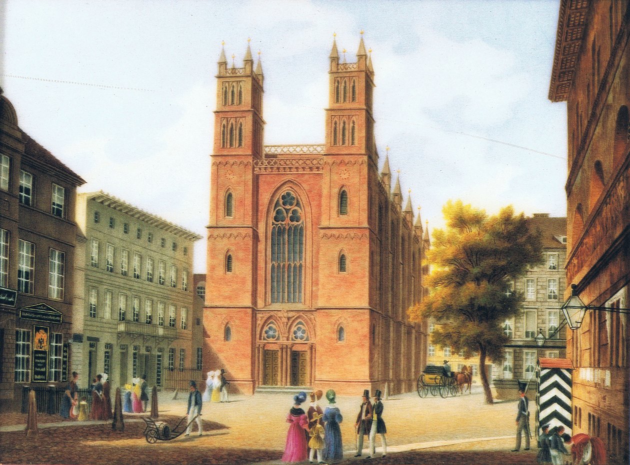 Iglesia de Friedrichswerder en Berlín de Carl Daniel Freydanck