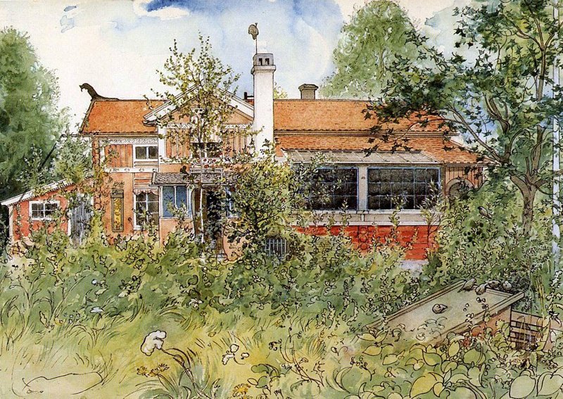 La casa del sol de Carl Larsson