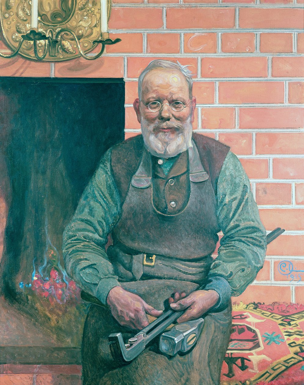 Erik Erikson, el herrero de Carl Larsson