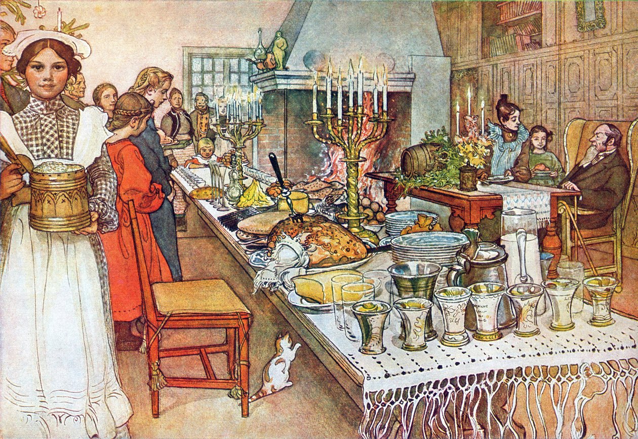 Nochebuena de Carl Larsson