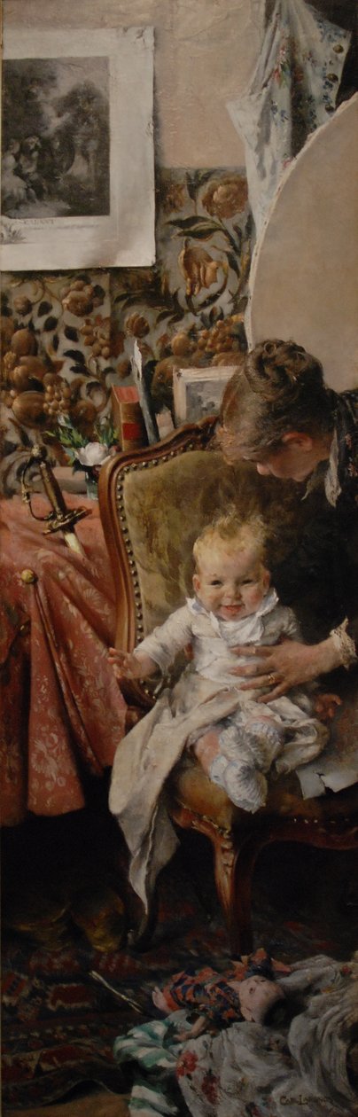 Pequeña Suzanne de Carl Larsson