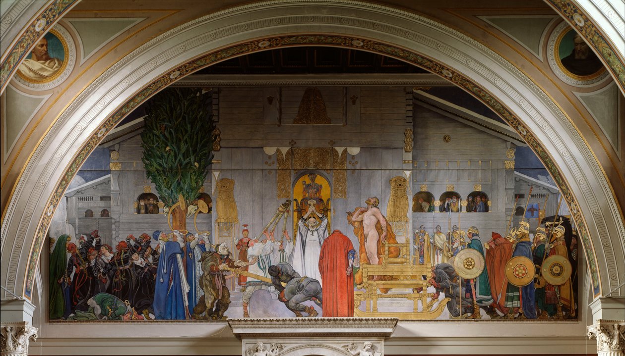 El sacrificio de mediados de invierno de Carl Larsson