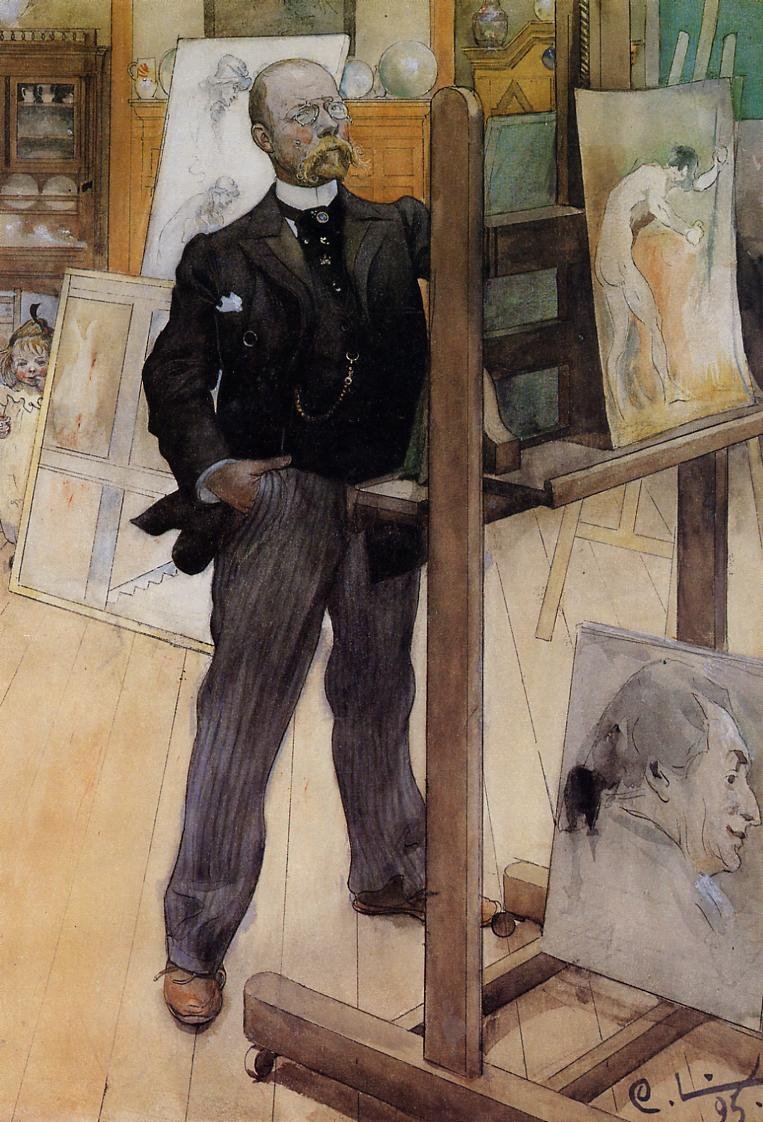 Autorretrato de Carl Larsson
