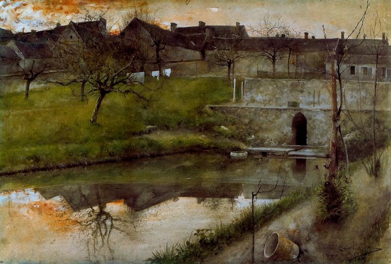 Muralla de la ciudad de Carl Larsson