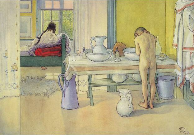 Mañana de verano de Carl Larsson