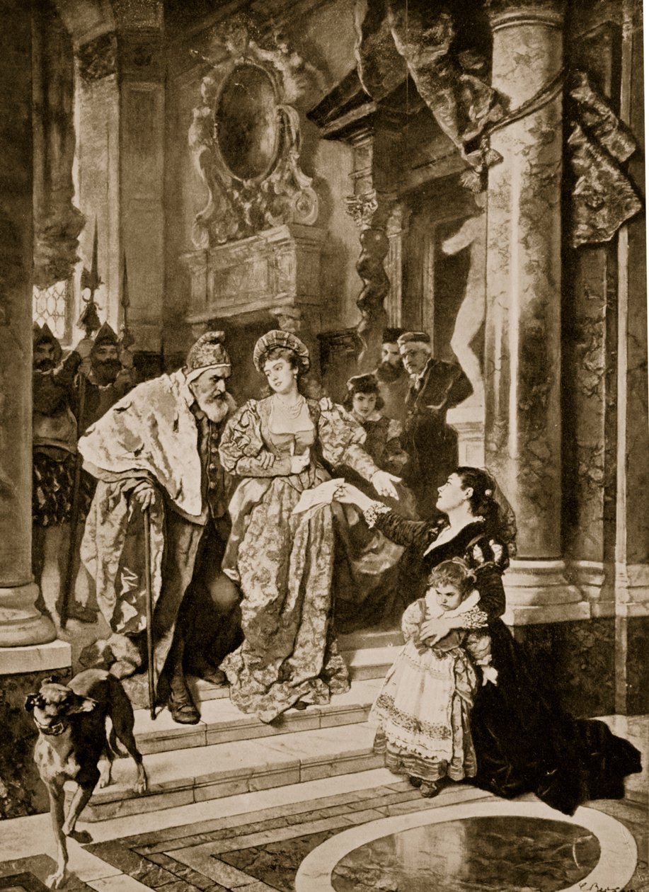 Un peticionario ante el Dogo de Carl Ludwig Friedrich Becker