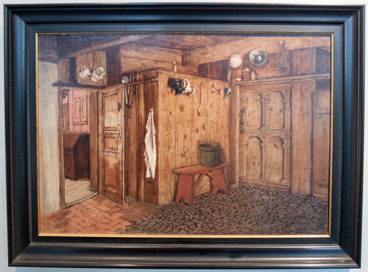 Interior frisón del norte de Carl Ludwig Jessen