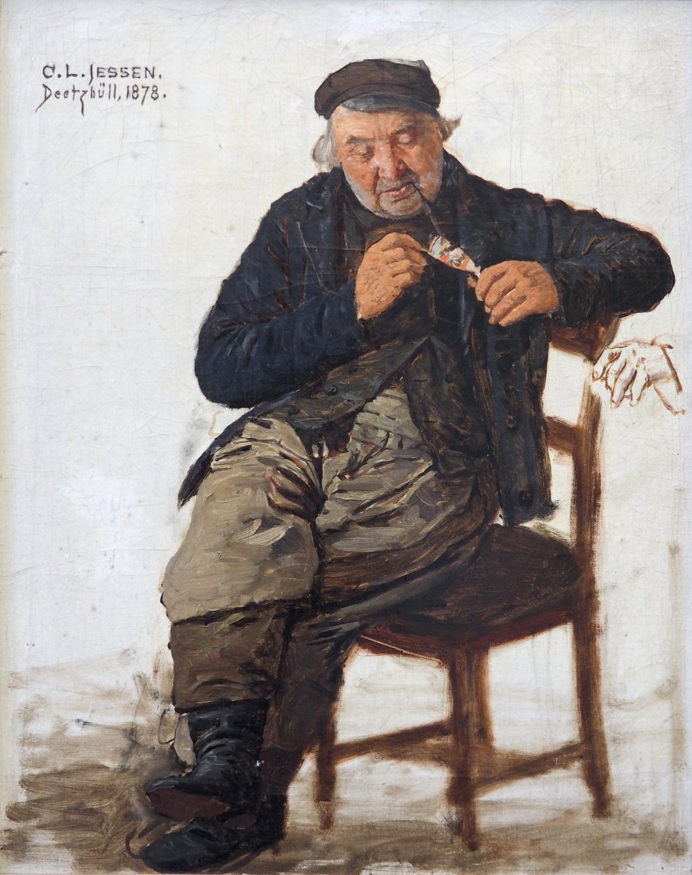 Estudio de retrato de Carl Ludwig Jessen