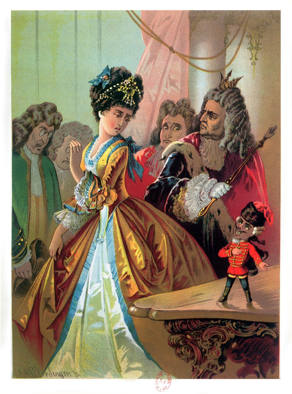 El Viejo Rey y el Príncipe Cascanueces, ilustración de 