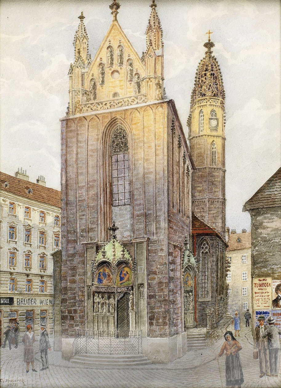 Iglesia de María am Gestade, Viena de Carl Pekarek