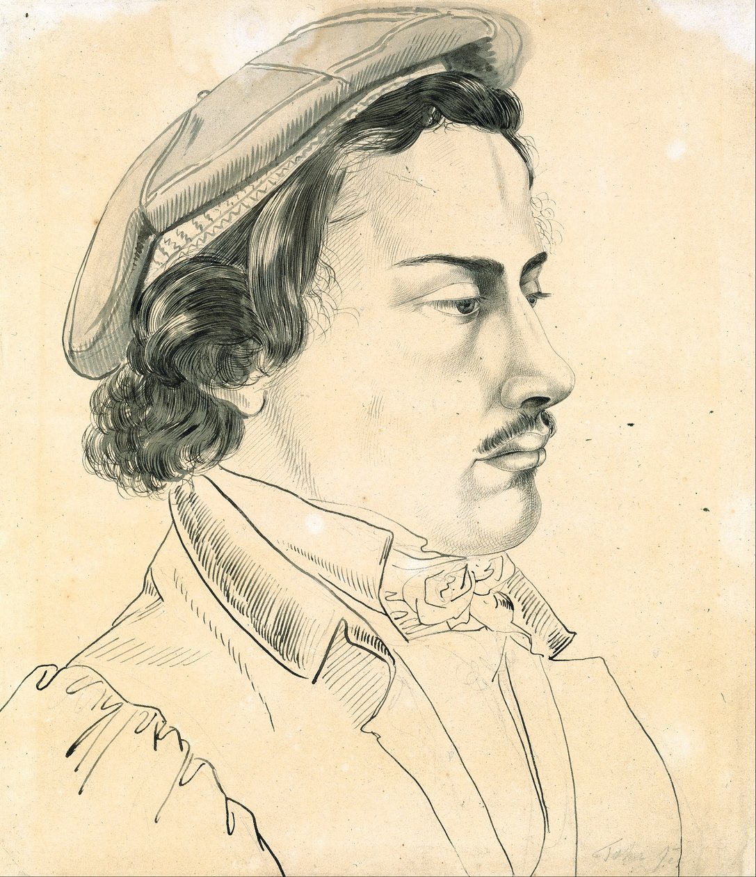 Retrato de un estudiante de Carl Philipp Fohr