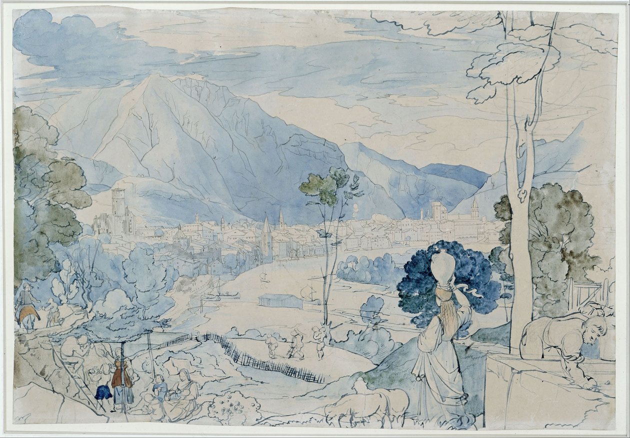 Vista de Trento de Carl Philipp Fohr