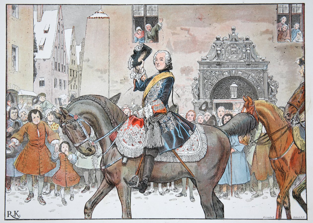 Colección del rey prusiano en Breslau, 3 de enero de 1741 de Carl Röchling