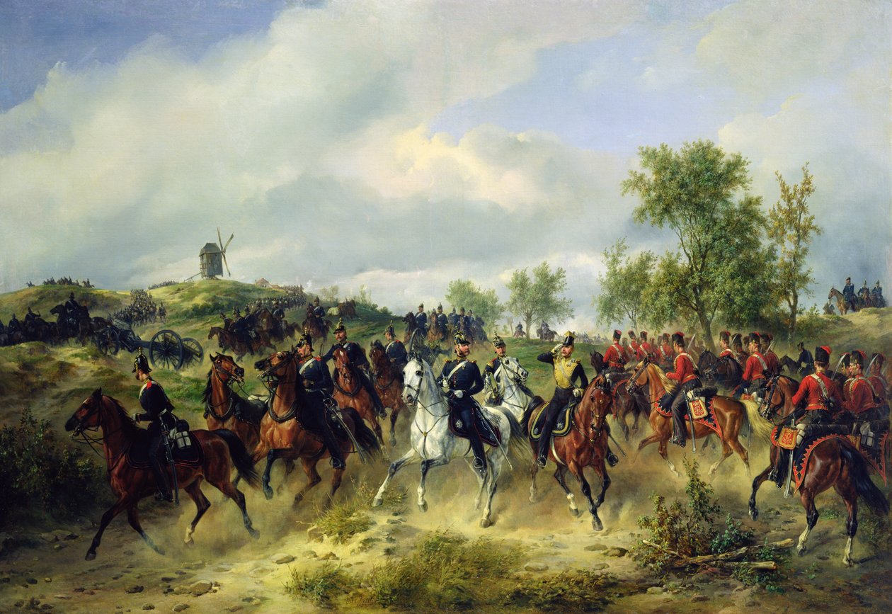 Caballería prusiana en expedición de Carl Friedrich Schulz