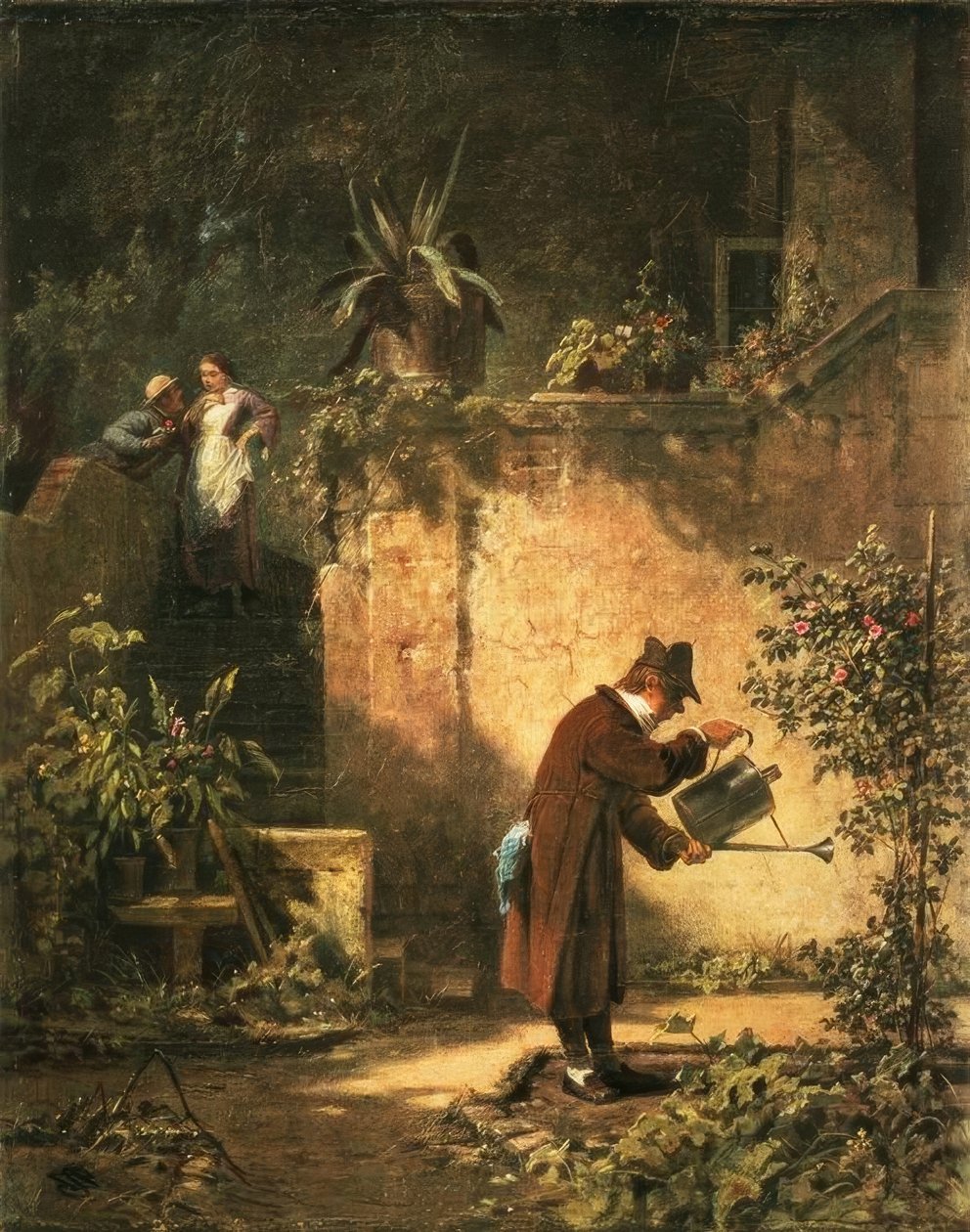 El amigo del jardín de Carl Spitzweg