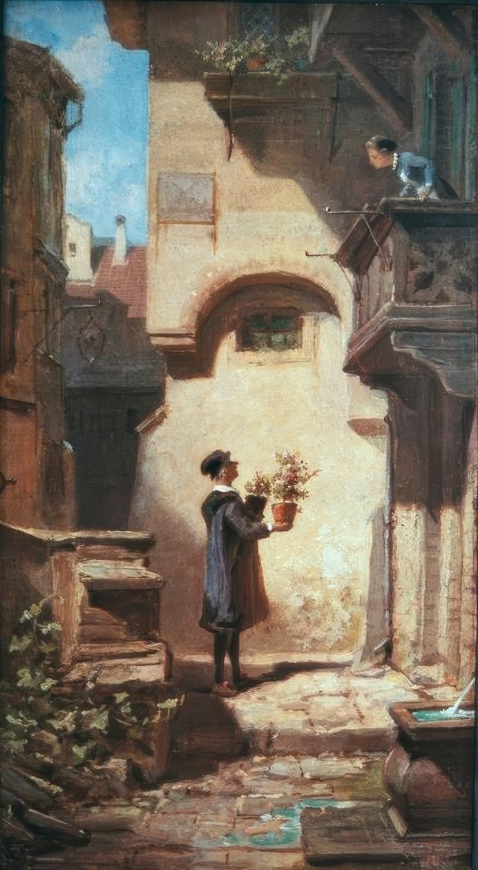 El felicitador de Carl Spitzweg