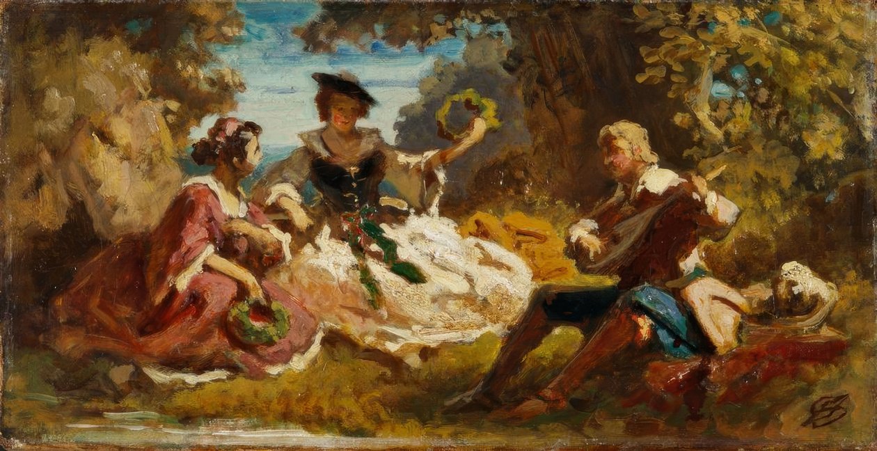 La recompensa del cantante de Carl Spitzweg