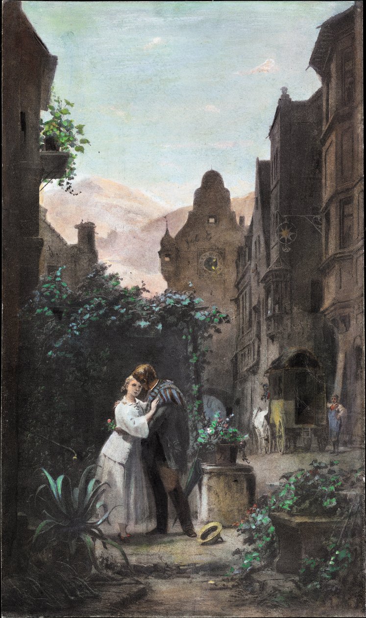 Despedida, 1855 de Carl Spitzweg
