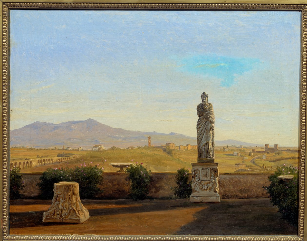 Panorama desde Villa Mattei de Carl Christian Constantin Hansen
