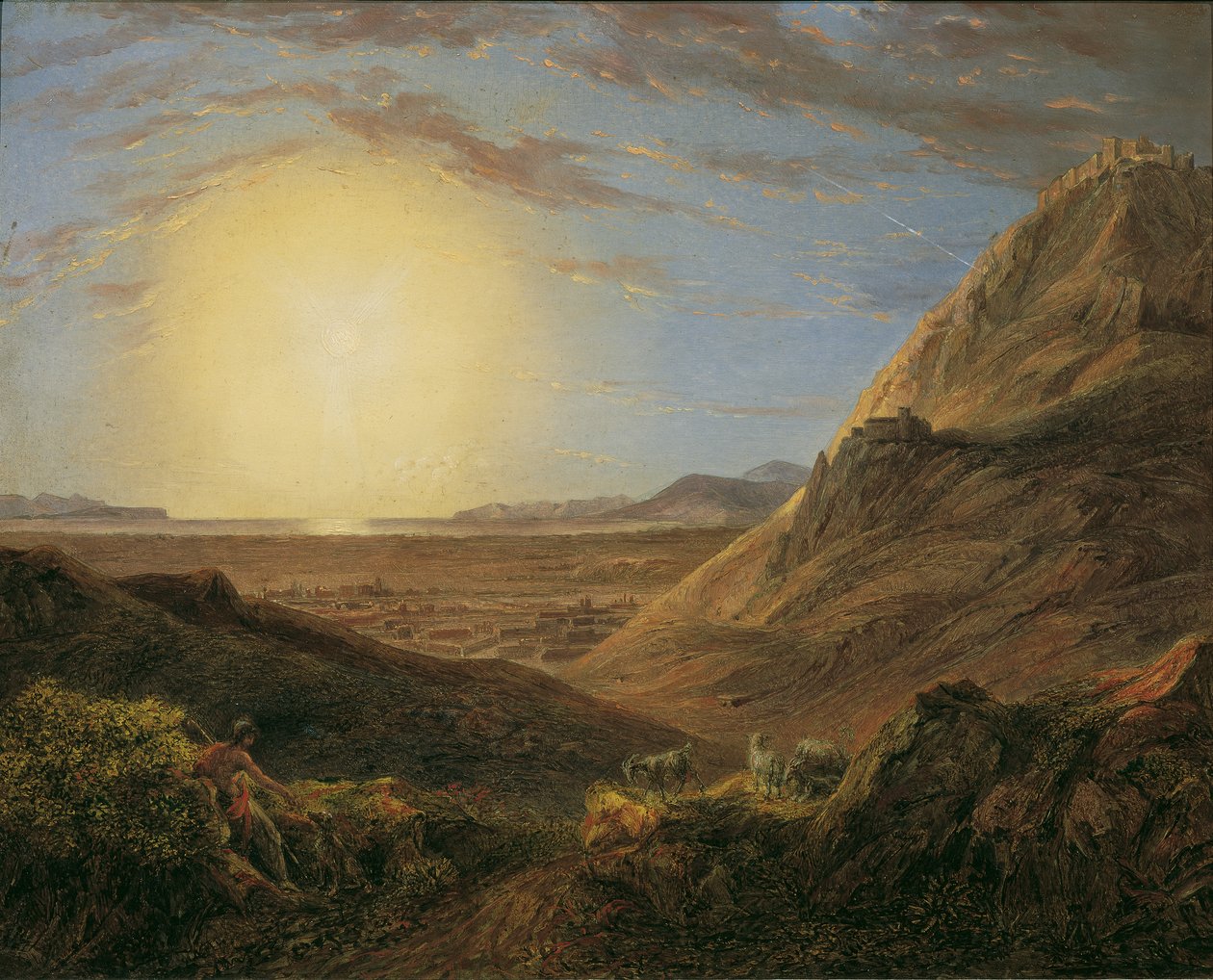 Atenas después del amanecer de Carl Agricola