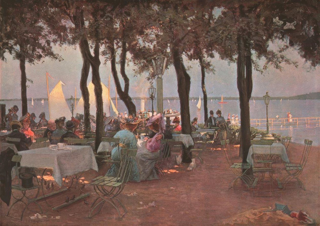 Tarde de verano en el lago Müggelsee de Carl Alexander Brendel