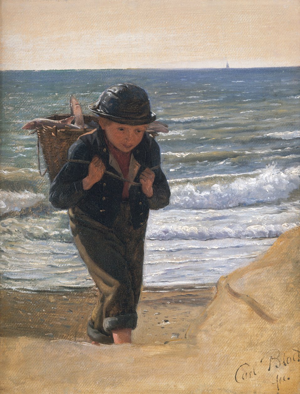 Un pescador de Carl Bloch