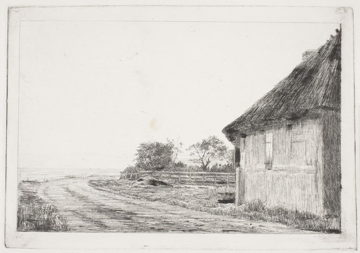La casa y el jardín junto al mar de Carl Bloch
