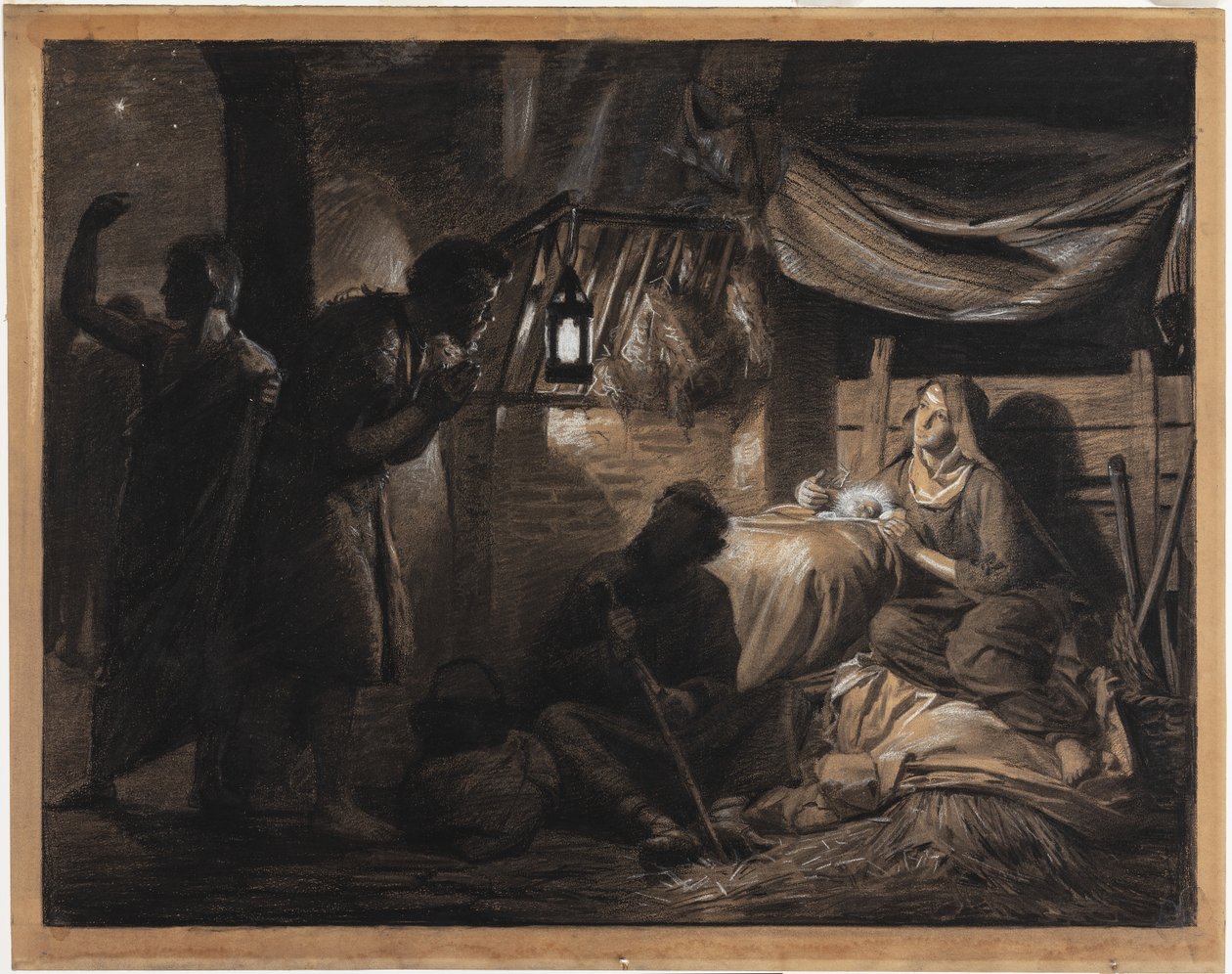 La adoración de los pastores de Carl Bloch