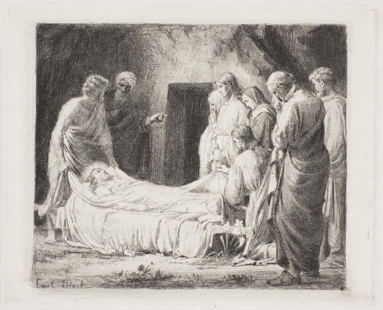 El entierro de Cristo de Carl Bloch