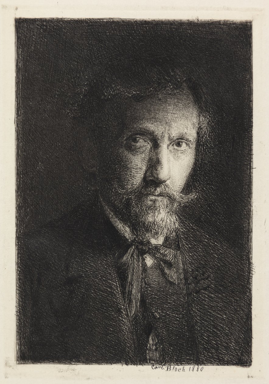 Autorretrato de Carl Bloch