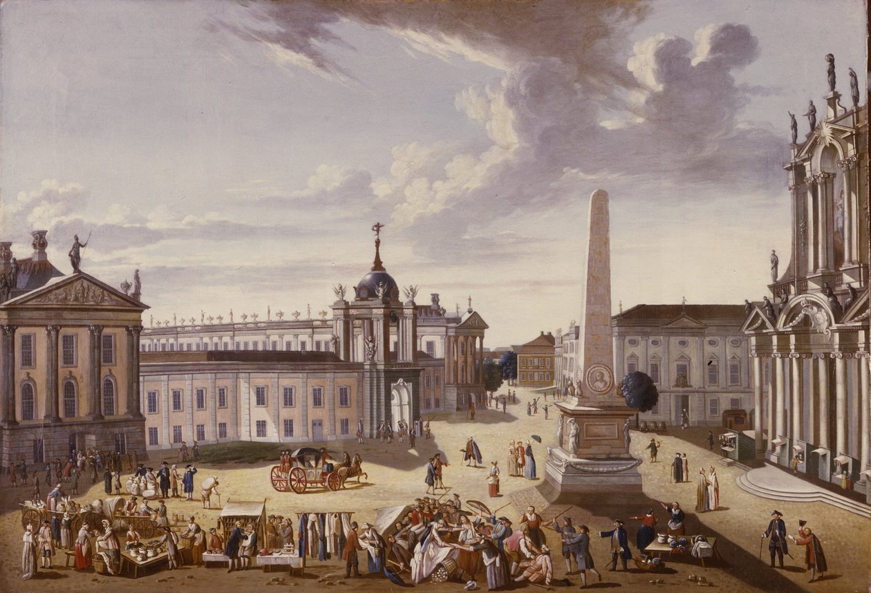 Vista del Ayuntamiento, 1772 de Carl Christian Baron