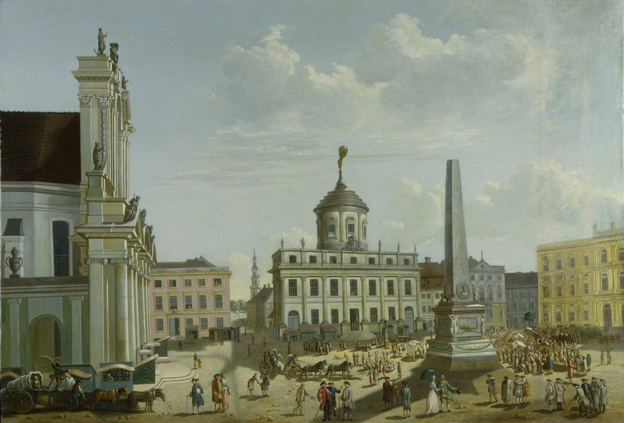 Vista del Ayuntamiento, 1772 de Carl Christian Baron