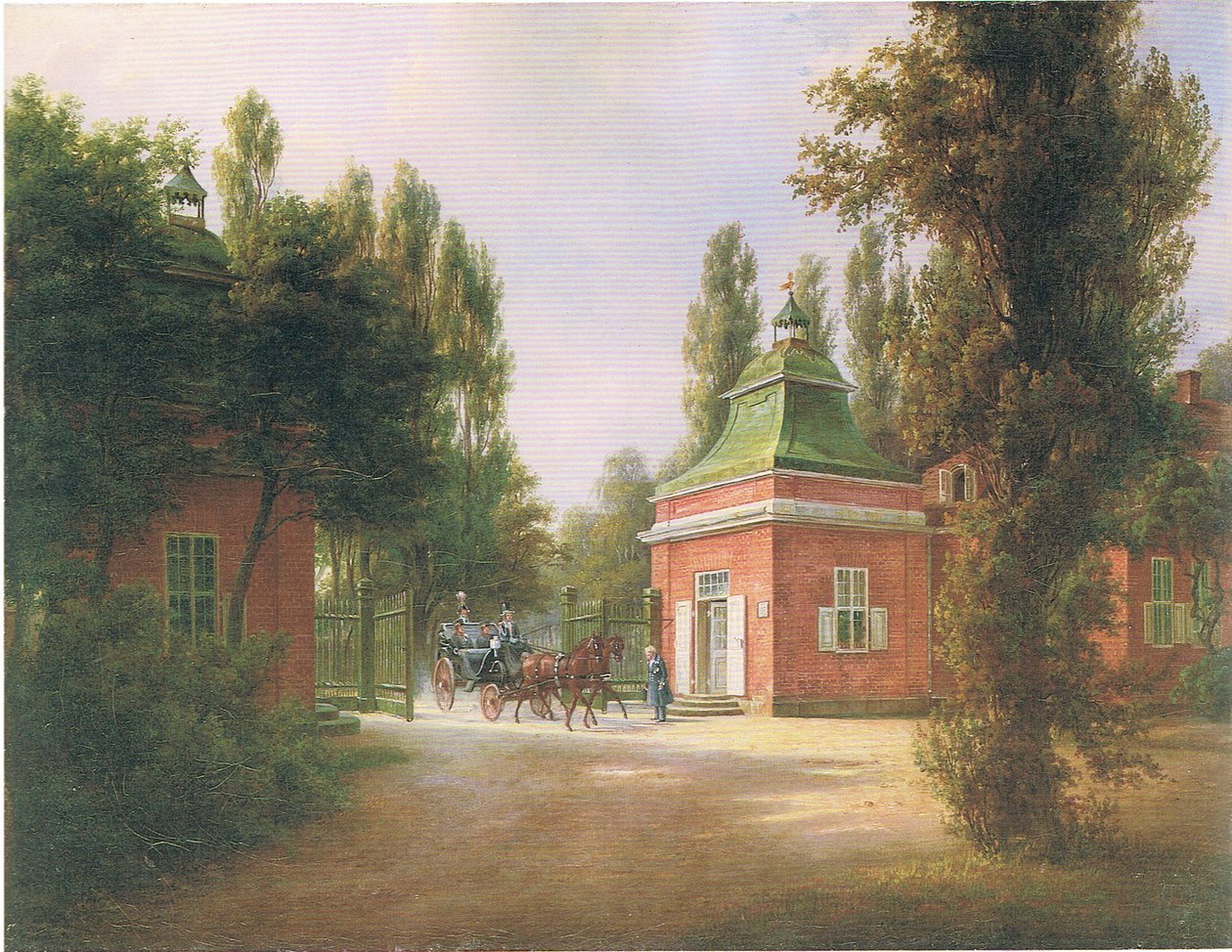 la entrada al nuevo jardín (Potsdam) de Carl Daniel Freydanck