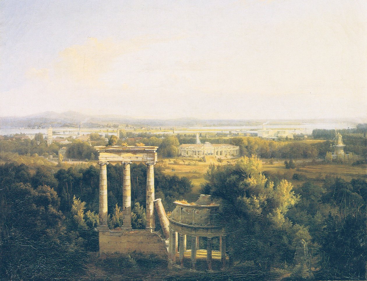 vista de Ruinenberg a Sansouci de Carl Daniel Freydanck