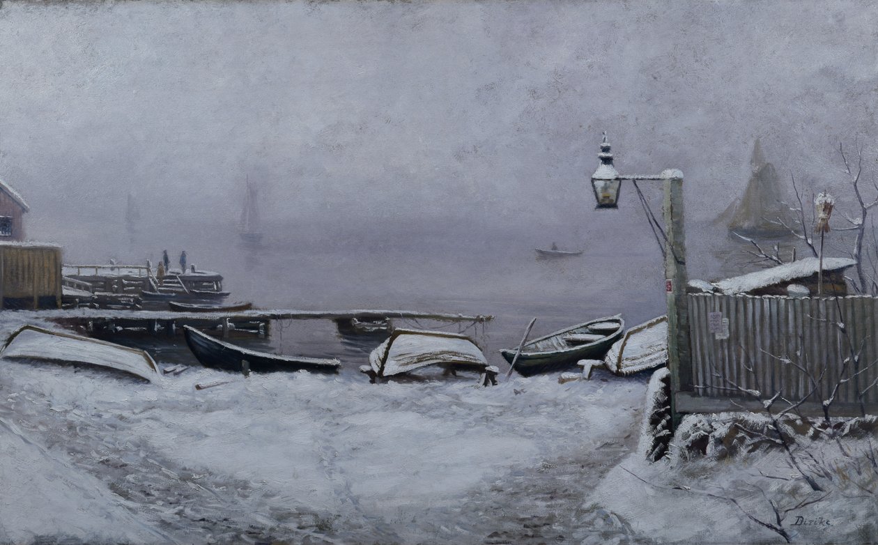 Día de diciembre cerca de Drøbak de Carl Edvard Diriks