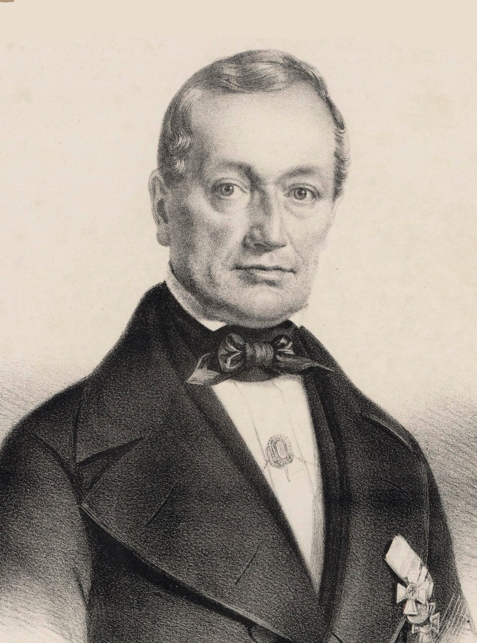 Retrato del compositor Heinrich August Neithardt 1793-1861, c. 1850 de Carl Fischer